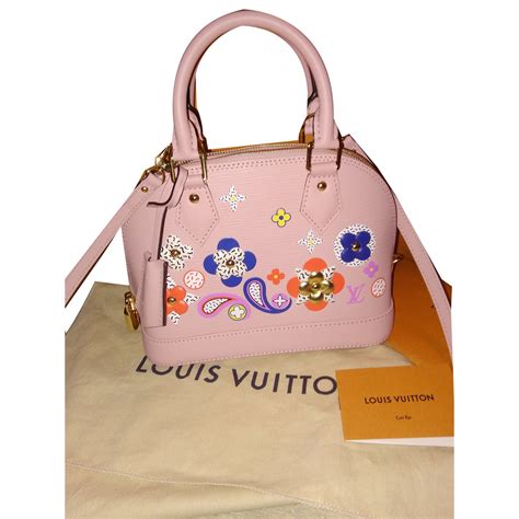 louis vuitton pink alma bb|louis vuitton alma bb lining.